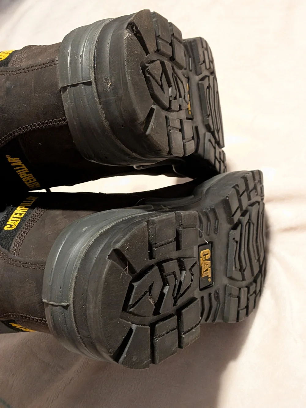Caterpillar Men’s Brown Steel Toe Work Boots Striver - Durable Safety Footwear